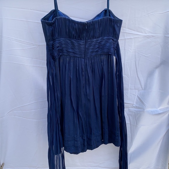 Women's Blue mini prom dress - Picture 4 of 6